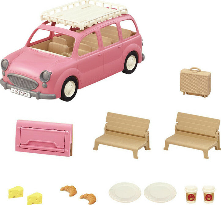 Calico Critter Family Picnic Van