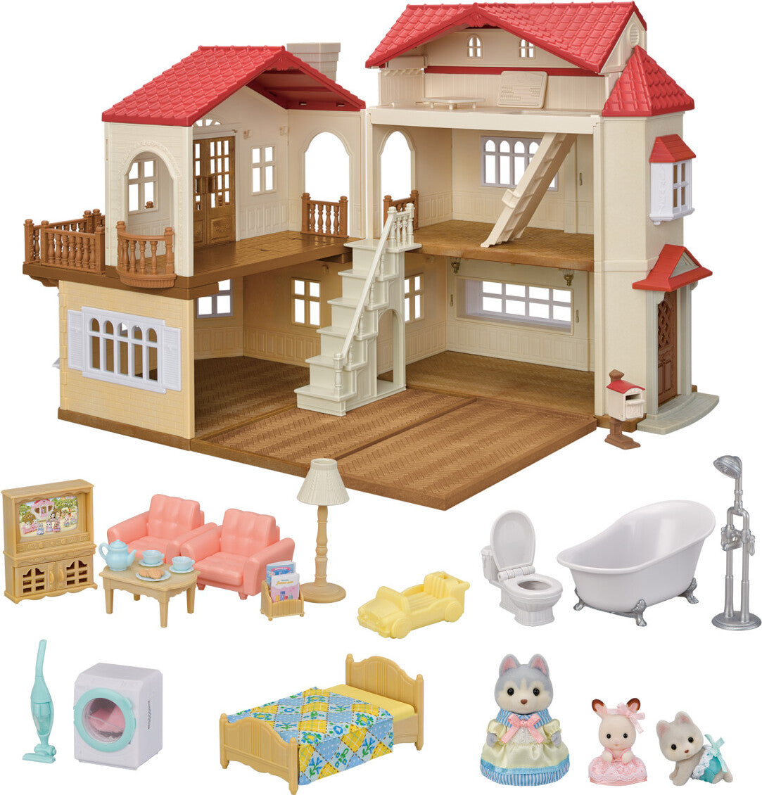 Calico Critters - Red Roof Country Home Gift Set