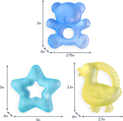 Cutie Coolers™ - Water-filled Teether (Bear (3-Pack) )
