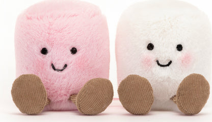 JellyCat Amuseable Pink and White Marshmallows