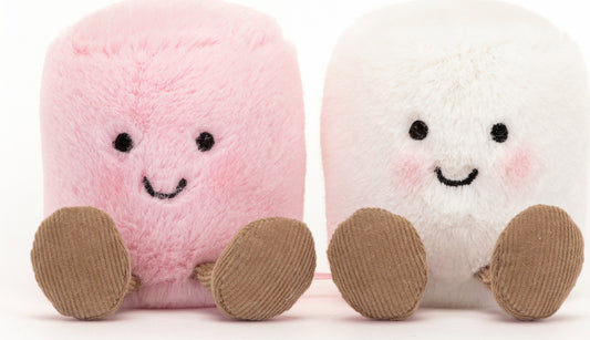 JellyCat Amuseable Pink and White Marshmallows