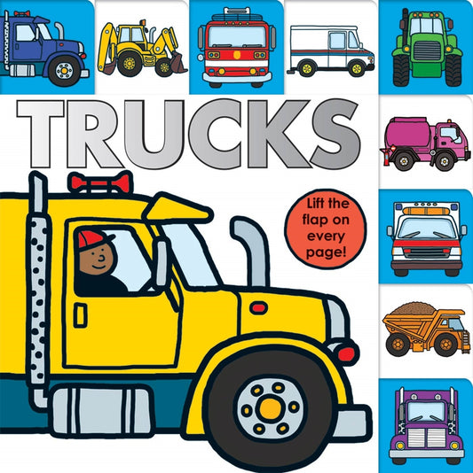 Lift-the-Flap Tab: Trucks: An interactive board book for little fans of trucks