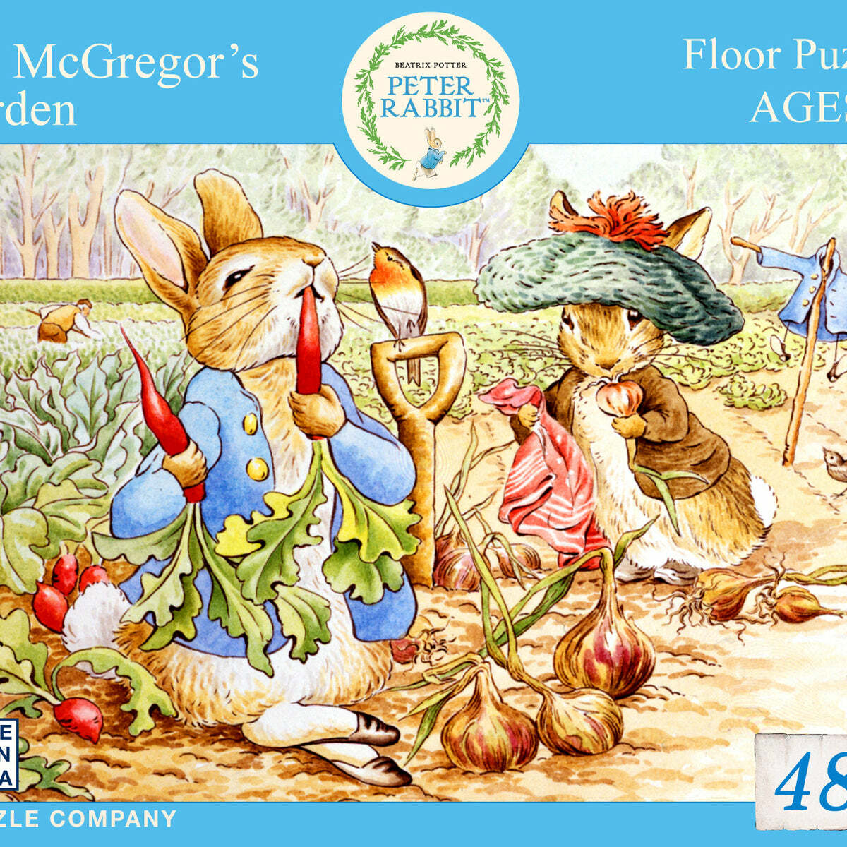 NY Puzzle Mr. McGregor's Garden 48pc