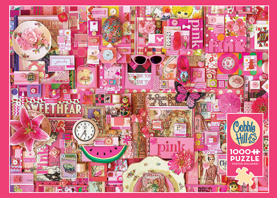 Rainbow Pink Puzzle 1000pc