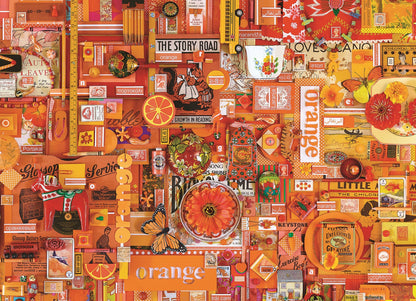 Rainbow Orange Puzzle 1000pc