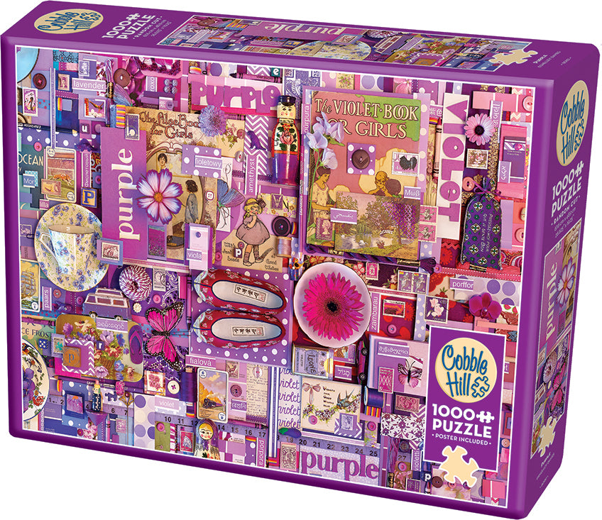 Rainbow Purple Puzzle 1000pc