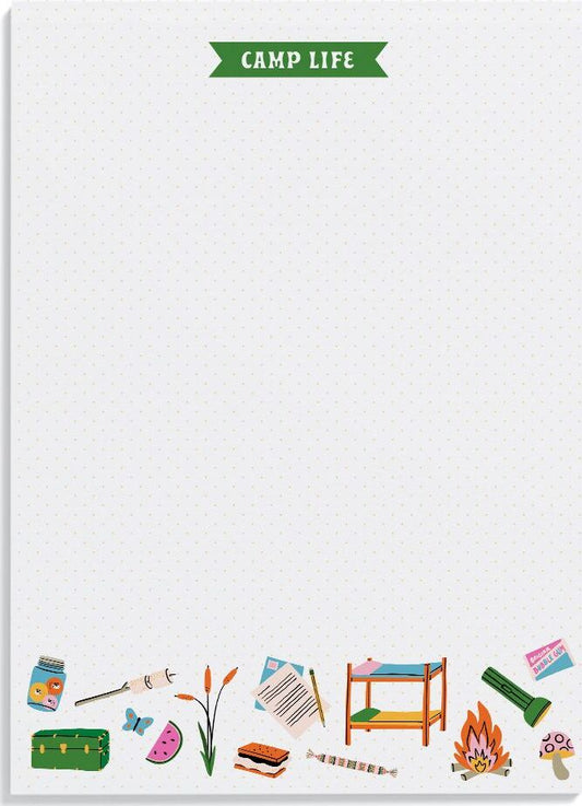 Camp Life Notepad