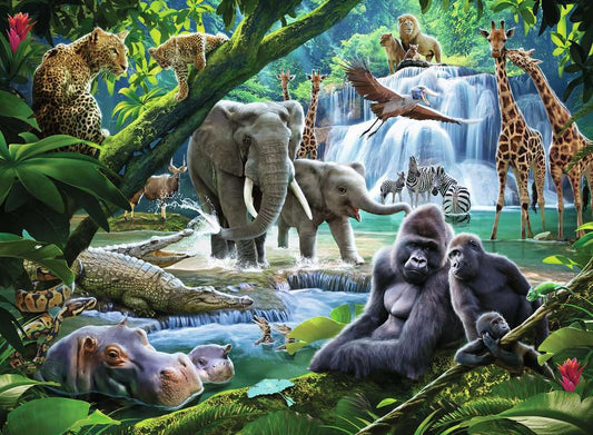 RAVENSBURGER Jungle Animals 100PC