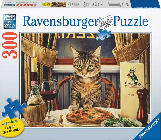 RAVENSBURGER Large Format Dinner for One 300PC Puzzle