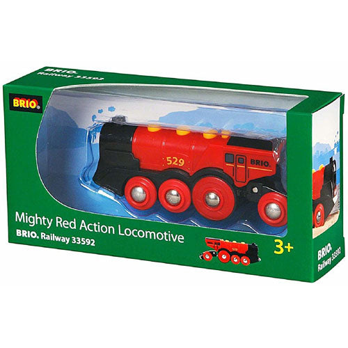Brio Mighty Red Action Locomotive
