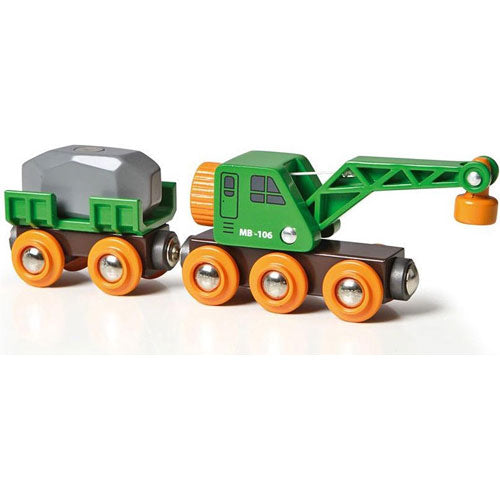 Brio Clever Crane Wagon
