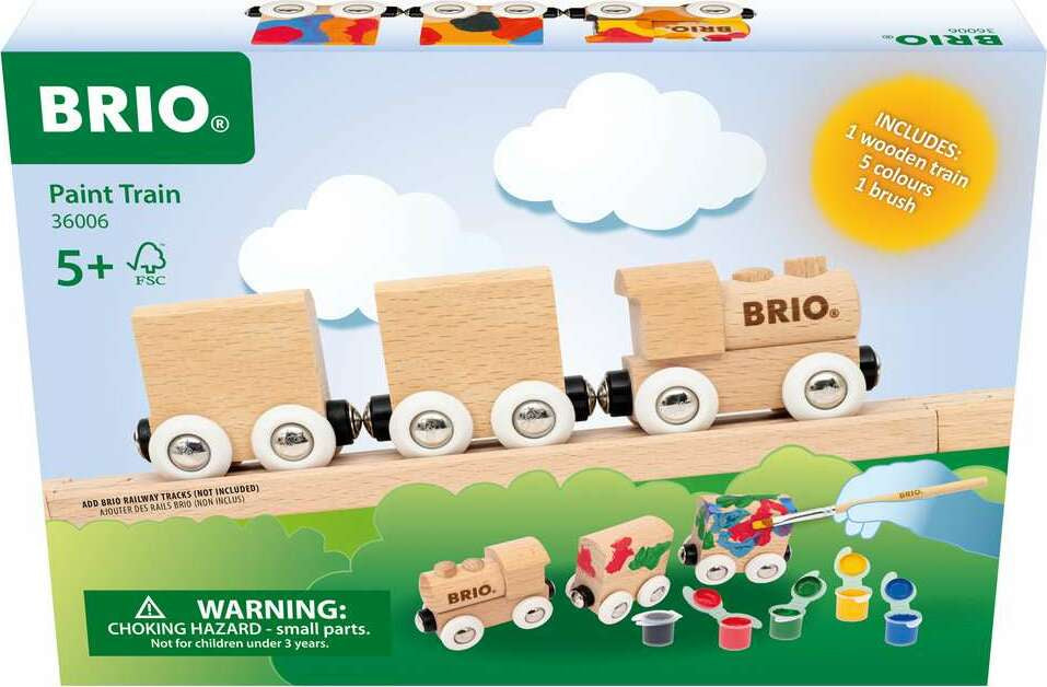 BRIO Paint Your Own Train
