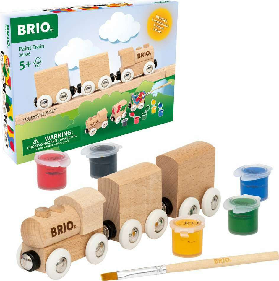 BRIO Paint Your Own Train