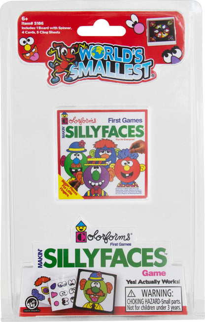 World's Smallest Colorforms- Silly Faces