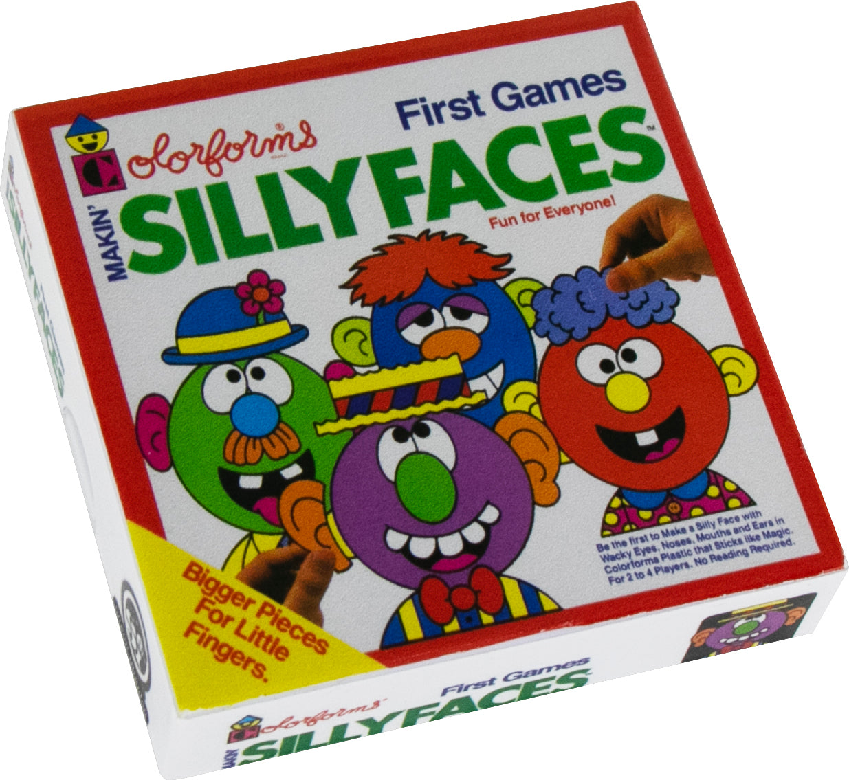 World's Smallest Colorforms- Silly Faces