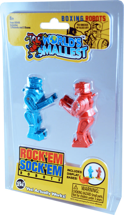 World's Smallest Rock 'Em Sock 'Em Robots