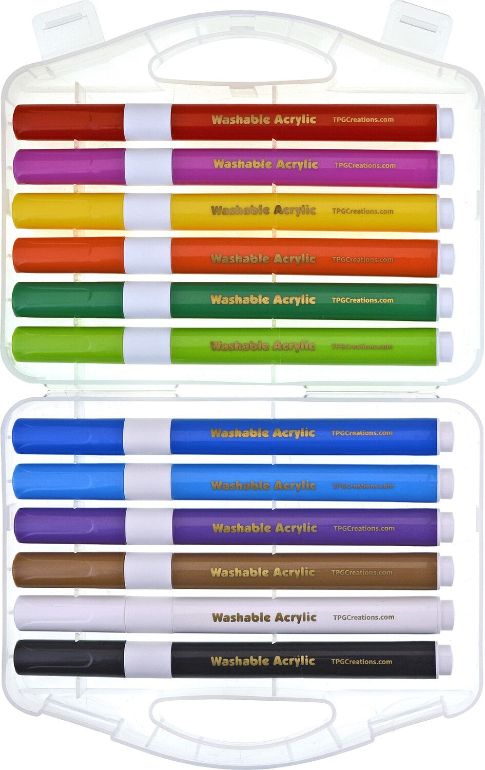 Washable Acrylic (12 pk)