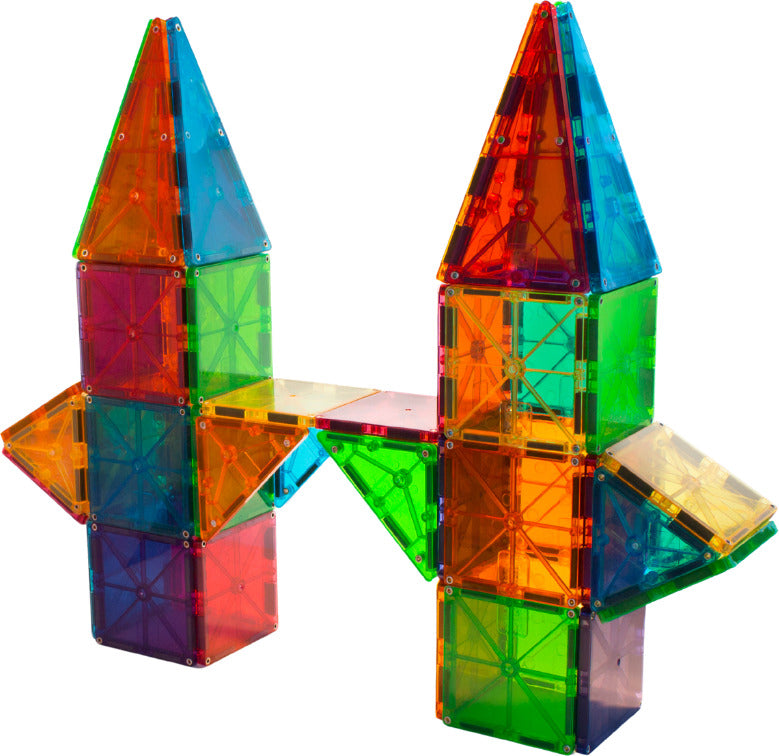Magna-Tiles Clear Colors 100 Piece Set