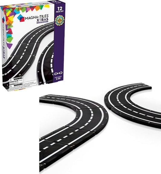 Magnatiles Road Tiles 12 Piece Set
