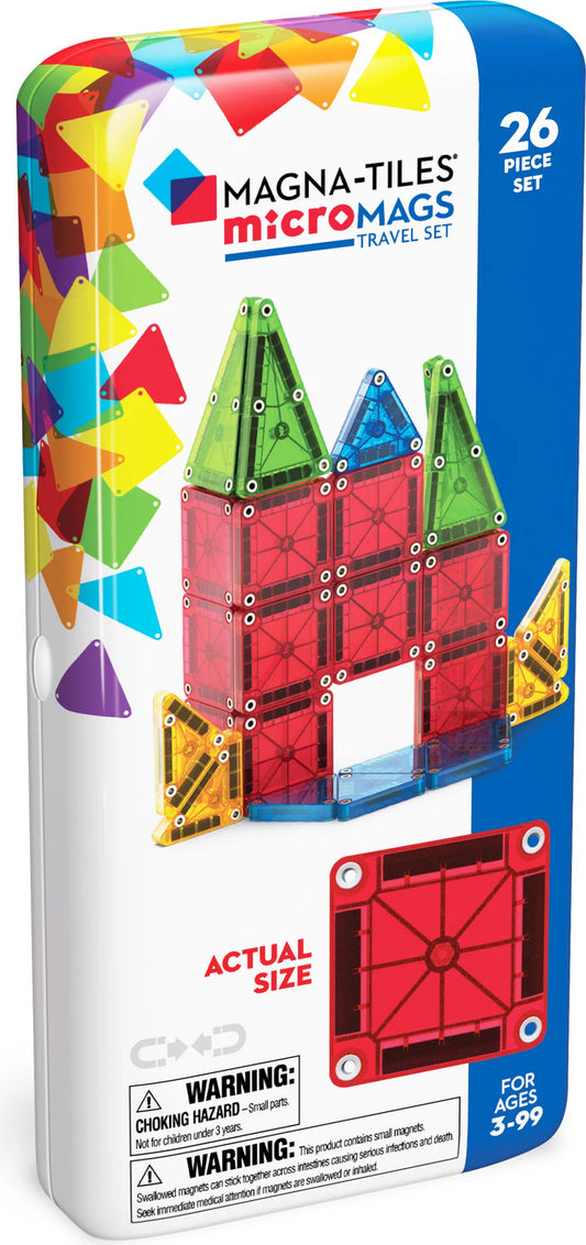 Magna-Tiles  microMAGS Travel (26 Piece Set)